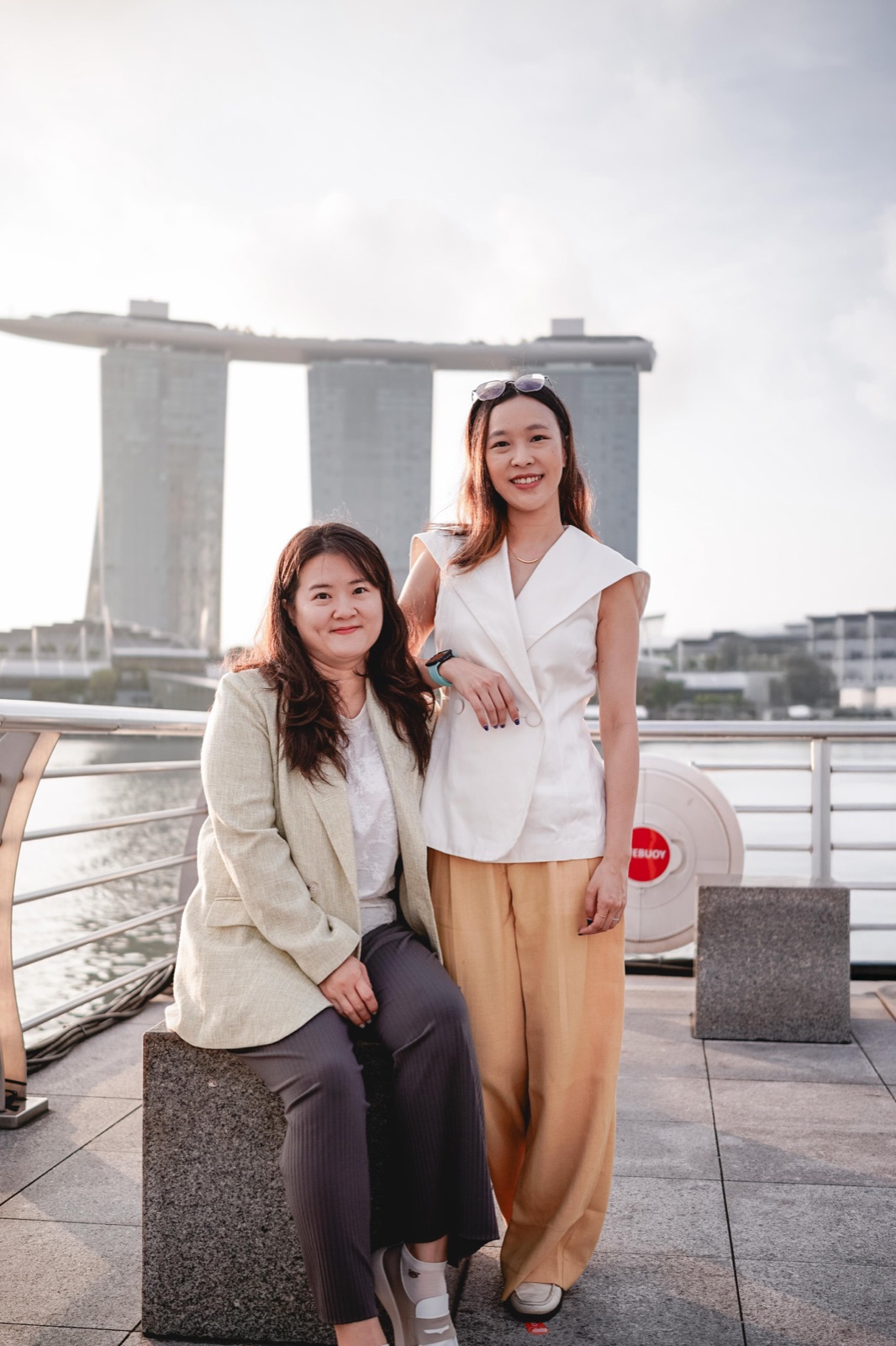 Lynda and Serena Yang Laoshi, Mastery Circle Education co-founders, at Marina Bay Singapore
